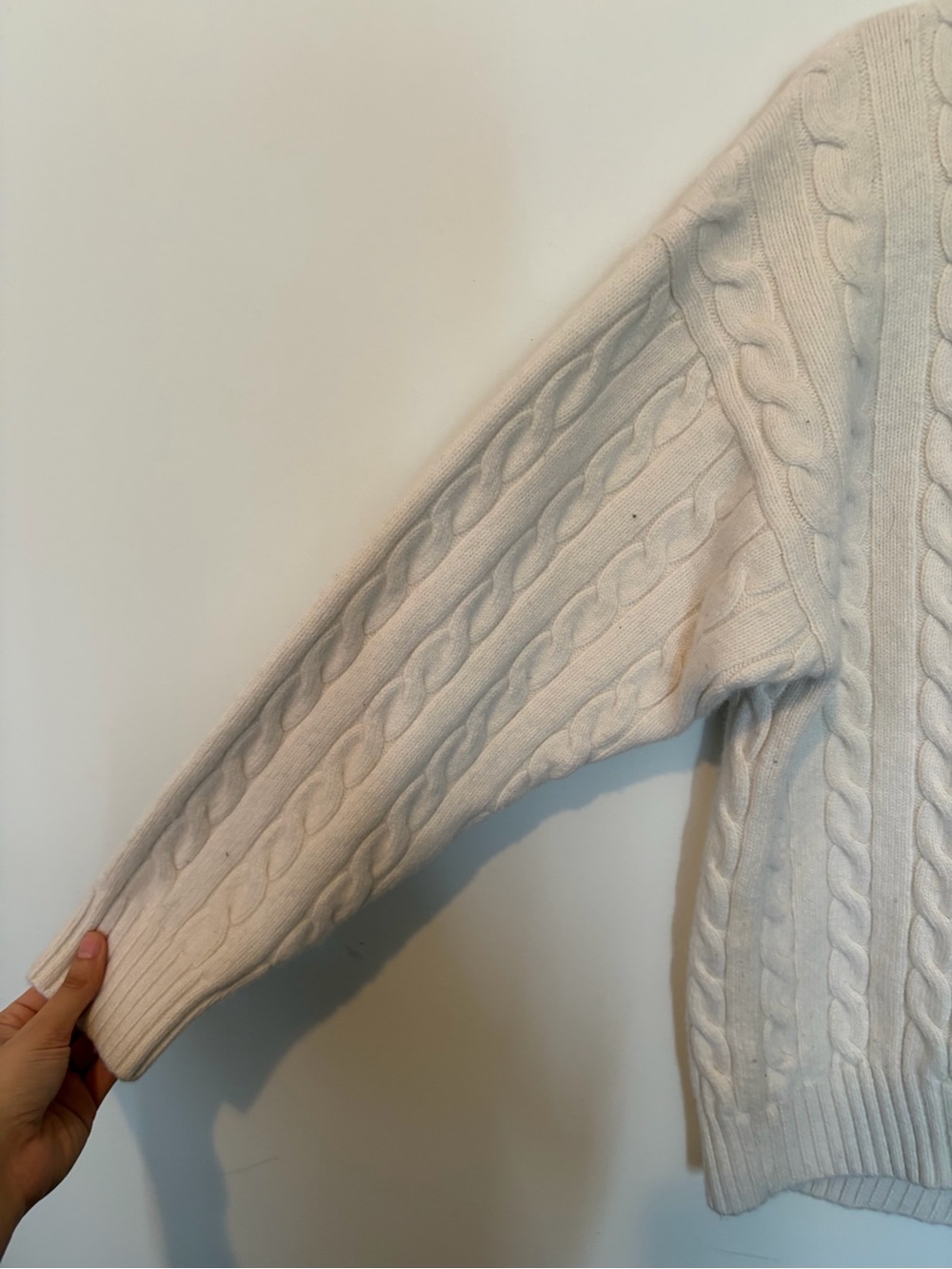 Aritzia Sunday Best Merino Wool Cable Knit Peggy Sweater - S - Picture 4 of 8